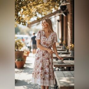 Floral Print Women's Dress
